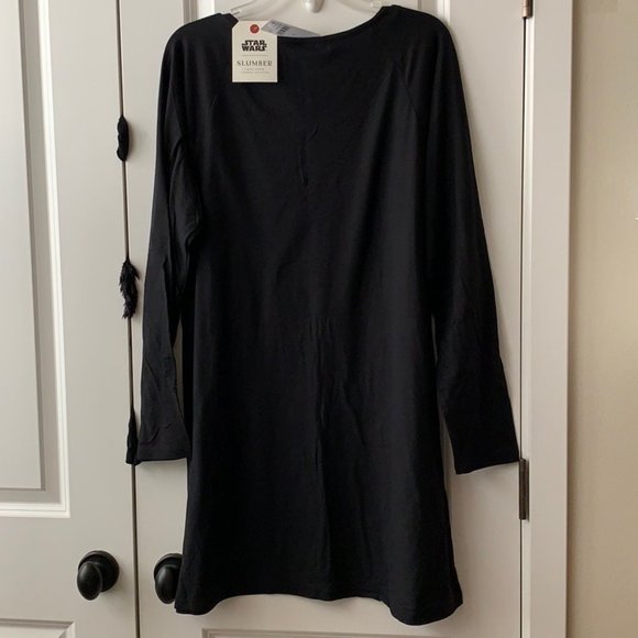 MUNKI MUNKI Star Wars Dark Vader Sleep Dress Sz L - Picture 4 of 5